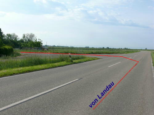 Anfahrt von Landau